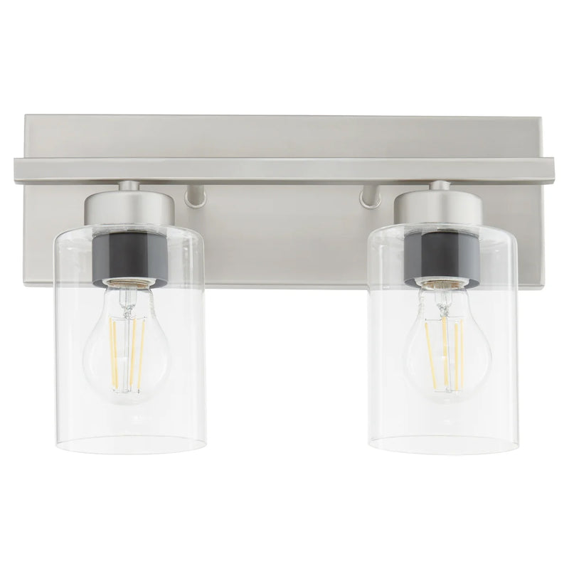 Quorum Home Quorum - 5012-2-65 - Two Light Vanity - Satin Nickel