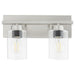 Quorum Home Quorum - 5012-2-65 - Two Light Vanity - Satin Nickel
