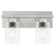 Quorum Home Quorum - 5012-2-65 - Two Light Vanity - Satin Nickel