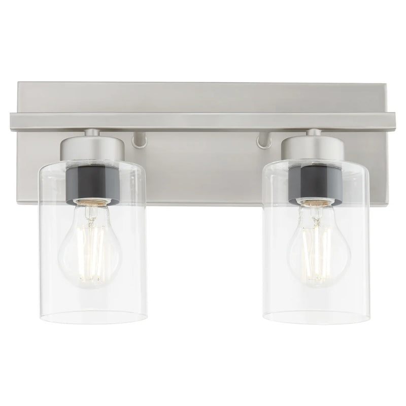 Quorum Home Quorum - 5012-2-65 - Two Light Vanity - Satin Nickel