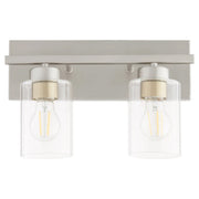 Quorum Home Quorum - 5012-2-65 - Two Light Vanity - Satin Nickel