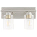 Quorum Home Quorum - 5012-2-65 - Two Light Vanity - Satin Nickel