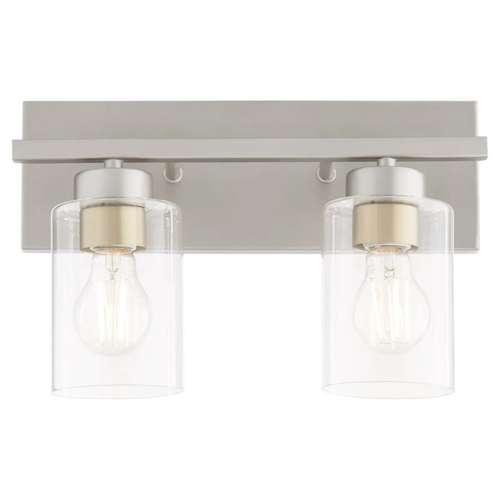 Quorum Home Quorum - 5012-2-65 - Two Light Vanity - Satin Nickel