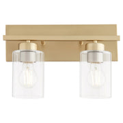 Quorum Home Quorum - 5012-2-80 - Two Light Vanity - Aged Brass