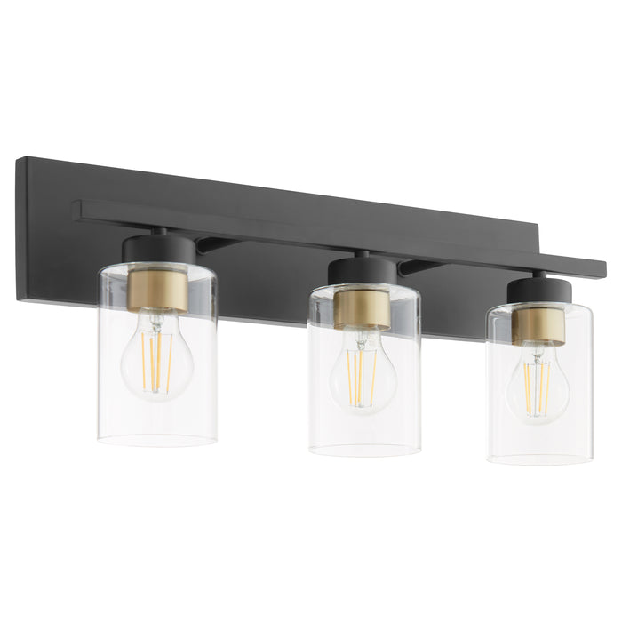 Quorum Home Quorum - 5012-3-59 - Three Light Vanity - Matte Black