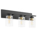 Quorum Home Quorum - 5012-3-59 - Three Light Vanity - Matte Black