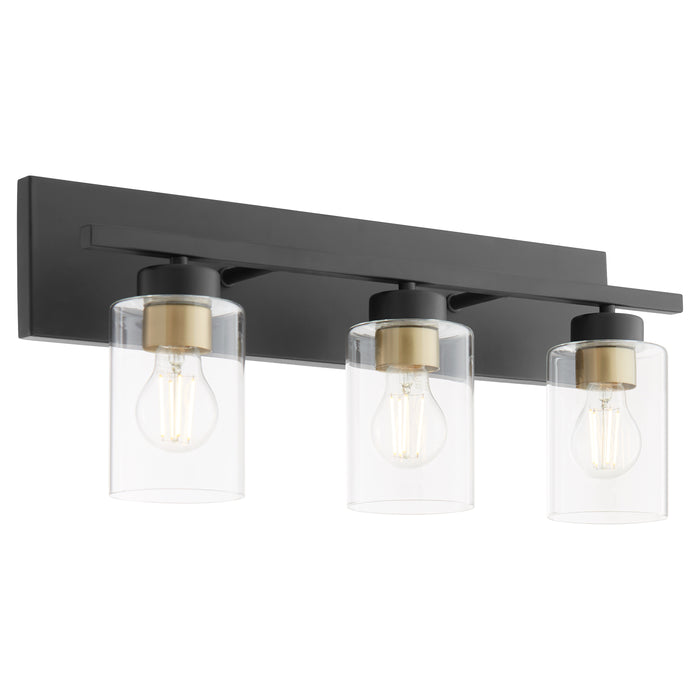 Quorum Home Quorum - 5012-3-59 - Three Light Vanity - Matte Black