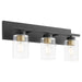 Quorum Home Quorum - 5012-3-59 - Three Light Vanity - Matte Black