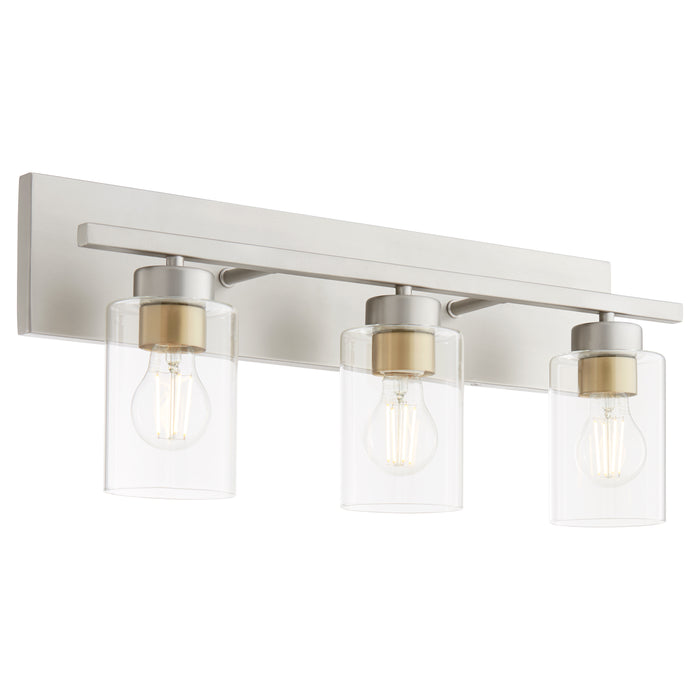 Quorum Home Quorum - 5012-3-65 - Three Light Vanity - Satin Nickel