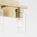 Quorum Home Quorum - 5012-3-80 - Three Light Vanity - Aged Brass