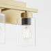 Quorum Home Quorum - 5012-3-80 - Three Light Vanity - Aged Brass