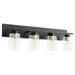 Quorum Home Quorum - 5012-4-59 - Four Light Vanity - Matte Black