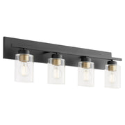 Quorum Home Quorum - 5012-4-59 - Four Light Vanity - Matte Black