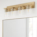 Quorum Home Quorum - 5012-4-80 - Four Light Vanity - Aged Brass