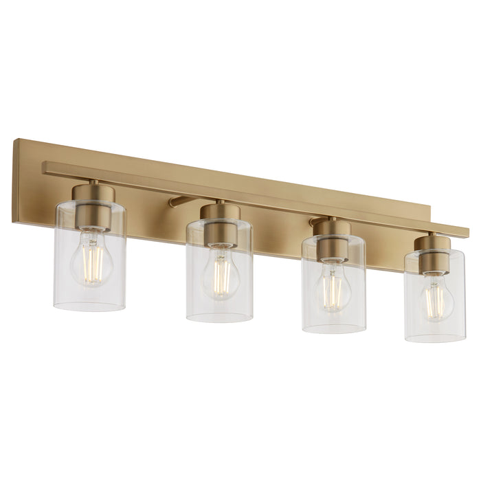Quorum Home Quorum - 5012-4-80 - Four Light Vanity - Aged Brass