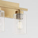 Quorum Home Quorum - 5012-4-80 - Four Light Vanity - Aged Brass