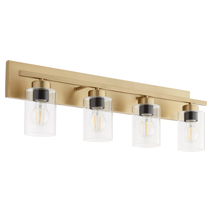 Quorum Home Quorum - 5012-4-80 - Four Light Vanity - Aged Brass