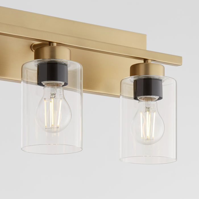 Quorum Home Quorum - 5012-4-80 - Four Light Vanity - Aged Brass