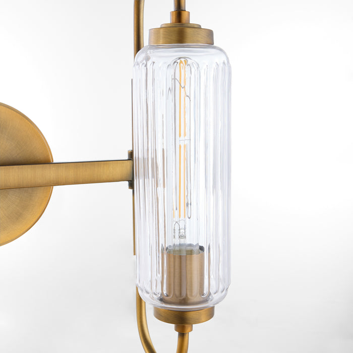 WHITMIRE 2 Light Vanity - Brushed Brass