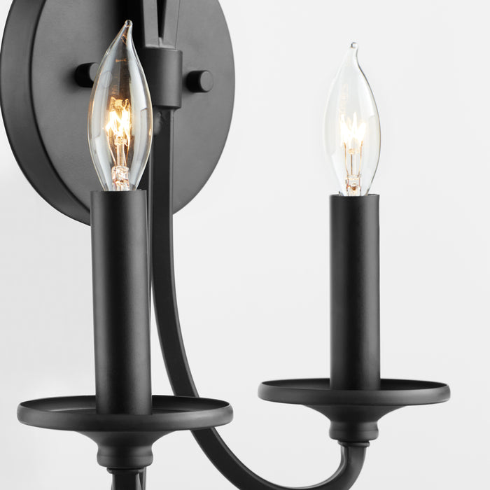 Quorum Home Quorum - 5021-2-59 - Two Light Wall Mount - Matte Black