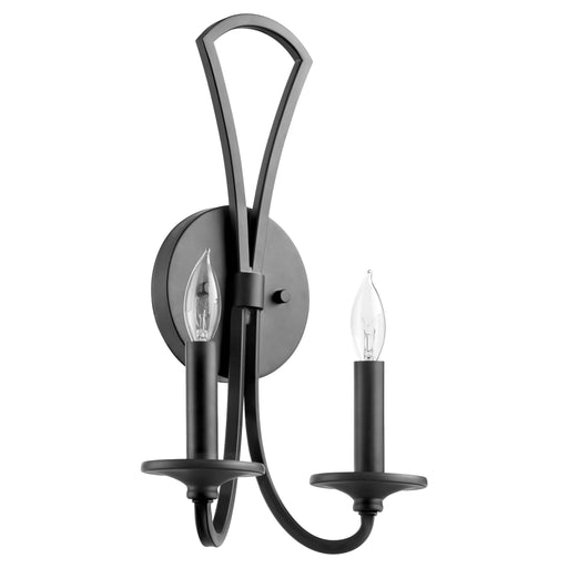 Quorum Home Quorum - 5021-2-59 - Two Light Wall Mount - Matte Black