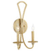 Quorum Home Quorum - 5021-2-80 - Two Light Wall Mount - Aged Brass