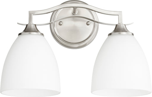 Quorum Home Quorum - 5027-2-65 - Two Light Vanity - Satin Nickel