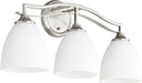 Quorum Home Quorum - 5027-3-65 - Three Light Vanity - Satin Nickel