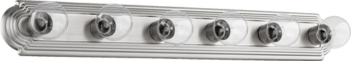 Quorum Home Quorum - 5049-6-65 - Six Light Vanity - Satin Nickel