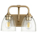 Quorum Home Quorum - 5059-2-280 - Two Light Vanity - Aged Brass w/ Clear/Seeded