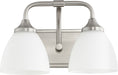 Quorum Home Quorum - 5059-2-65 - Two Light Vanity - Satin Nickel