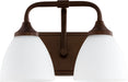Quorum Home Quorum - 5059-2-86 - Two Light Vanity - Oiled Bronze