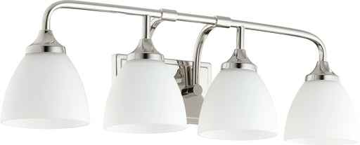 Quorum Home Quorum - 5059-4-62 - Four Light Vanity - Polished Nickel