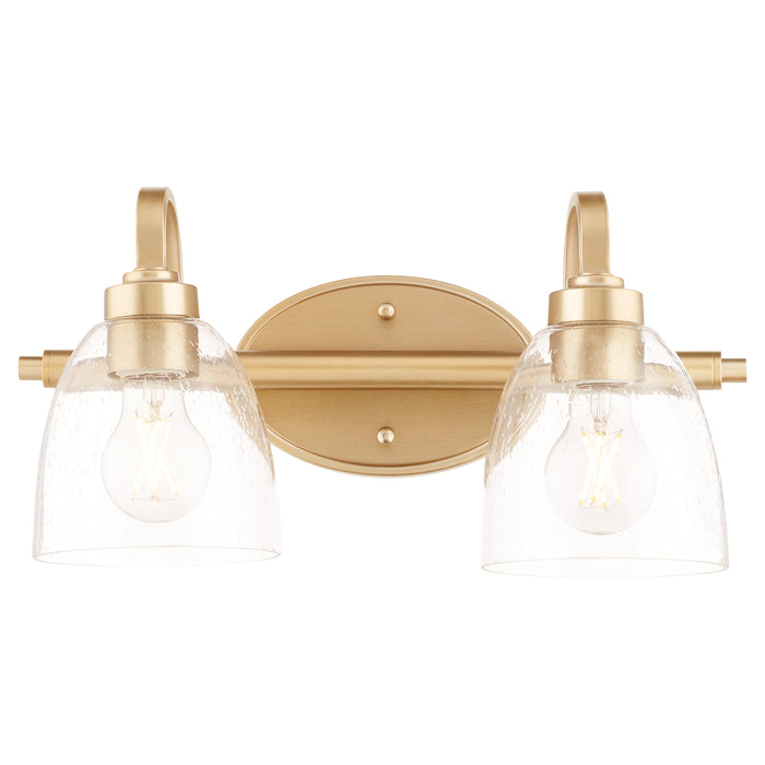 Quorum Home Quorum - 5060-2-280 - Two Light Vanity - Aged Brass