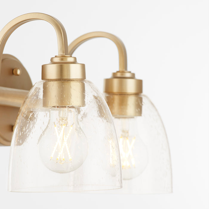 Quorum Home Quorum - 5060-2-280 - Two Light Vanity - Aged Brass