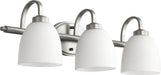 Quorum Home Quorum - 5060-3-64 - Three Light Vanity - Classic Nickel