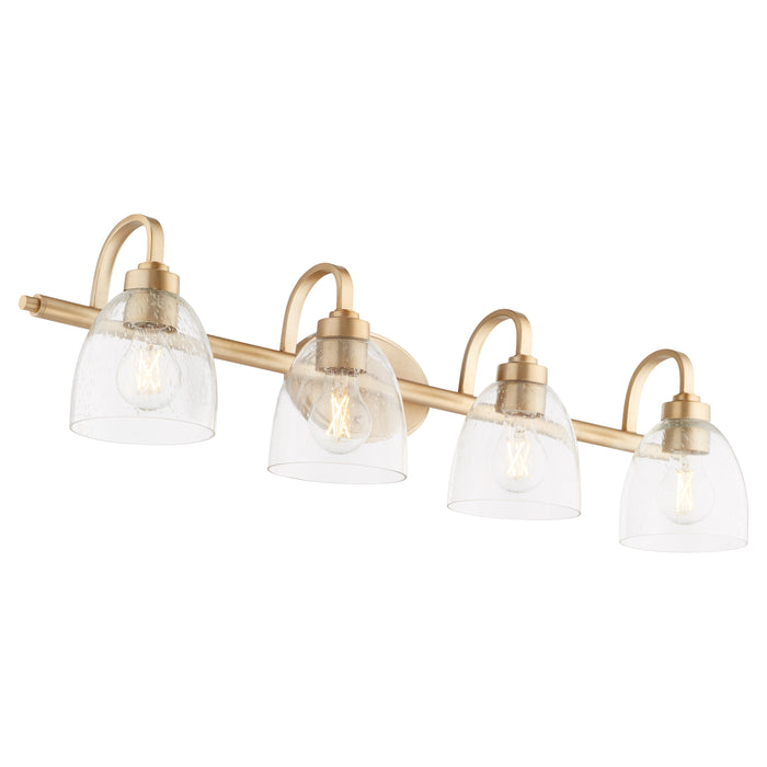 Quorum Home Quorum - 5060-4-280 - Four Light Vanity - Aged Brass
