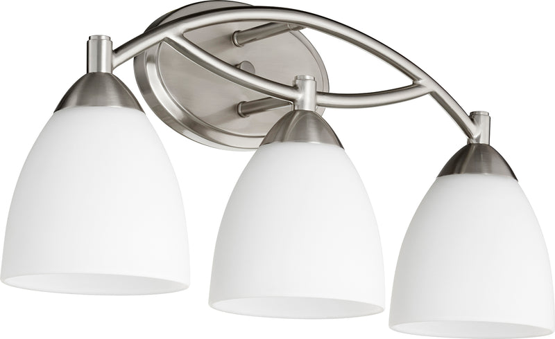 Quorum Home Quorum - 5069-3-65 - Three Light Vanity - Satin Nickel