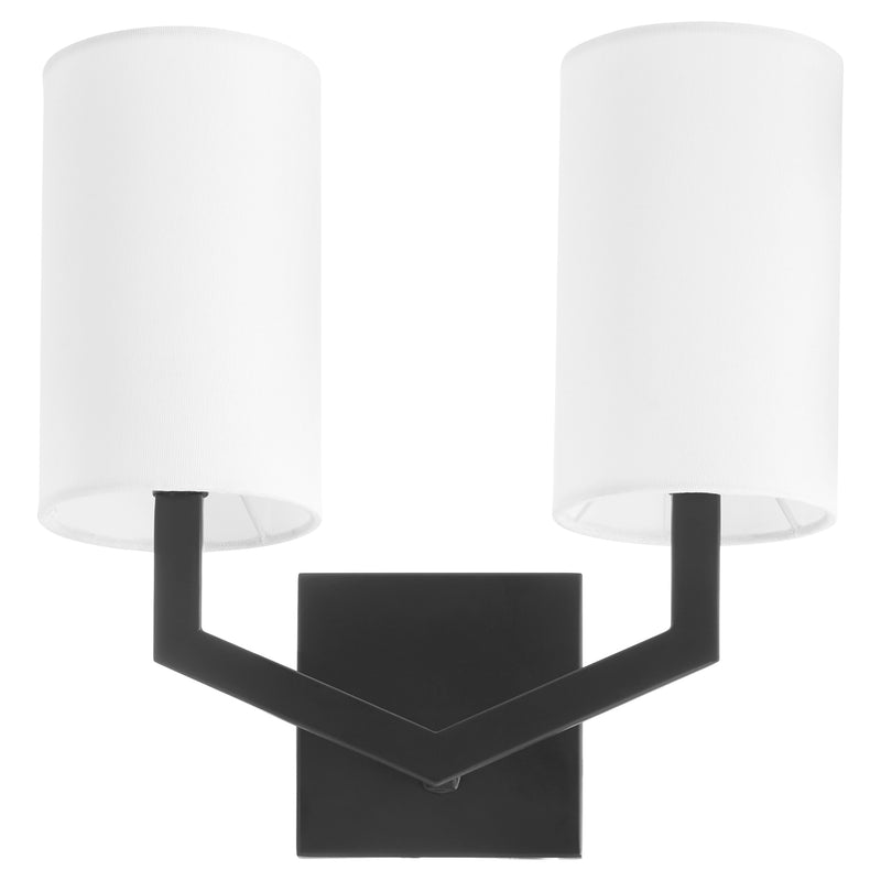 Quorum Home Quorum - 5078-2-59 - Two Light Wall Mount - Matte Black