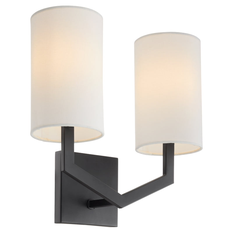 Quorum Home Quorum - 5078-2-59 - Two Light Wall Mount - Matte Black