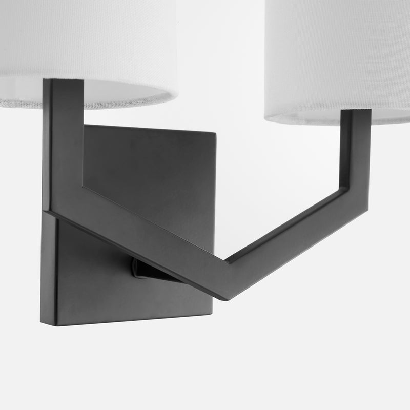 Quorum Home Quorum - 5078-2-59 - Two Light Wall Mount - Matte Black