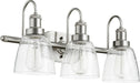 Quorum Home Quorum - 508-3-65 - Three Light Vanity - Satin Nickel