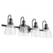 Quorum Home Quorum - 508-4-59 - Four Light Vanity - Matte Black