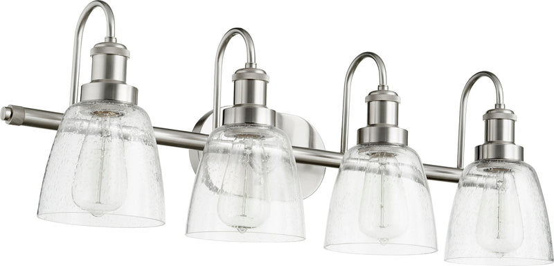 Quorum Home Quorum - 508-4-65 - Four Light Vanity - Satin Nickel