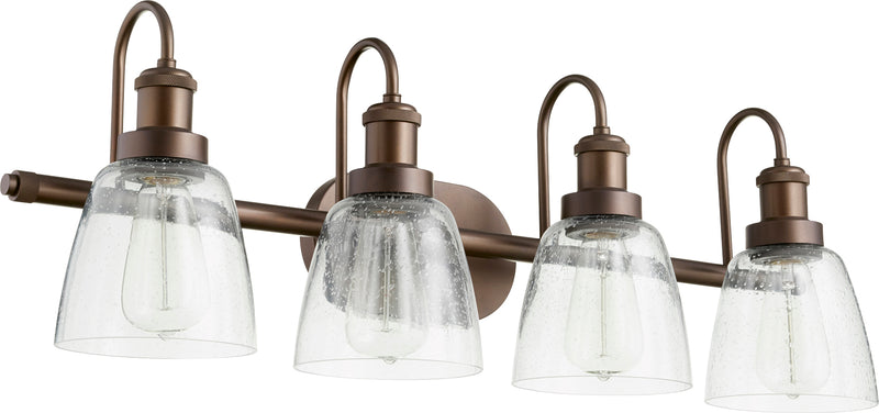 Quorum Home Quorum - 508-4-86 - Four Light Vanity - Oiled Bronze