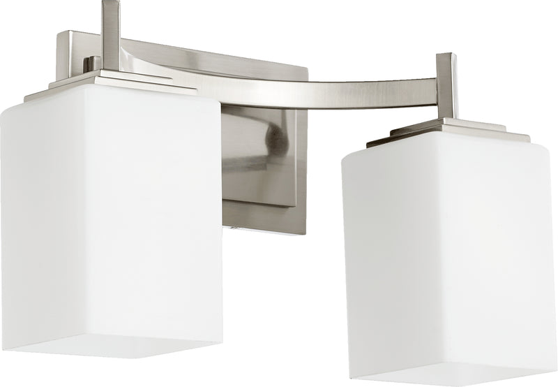 Quorum Home Quorum - 5084-2-65 - Two Light Vanity - Satin Nickel