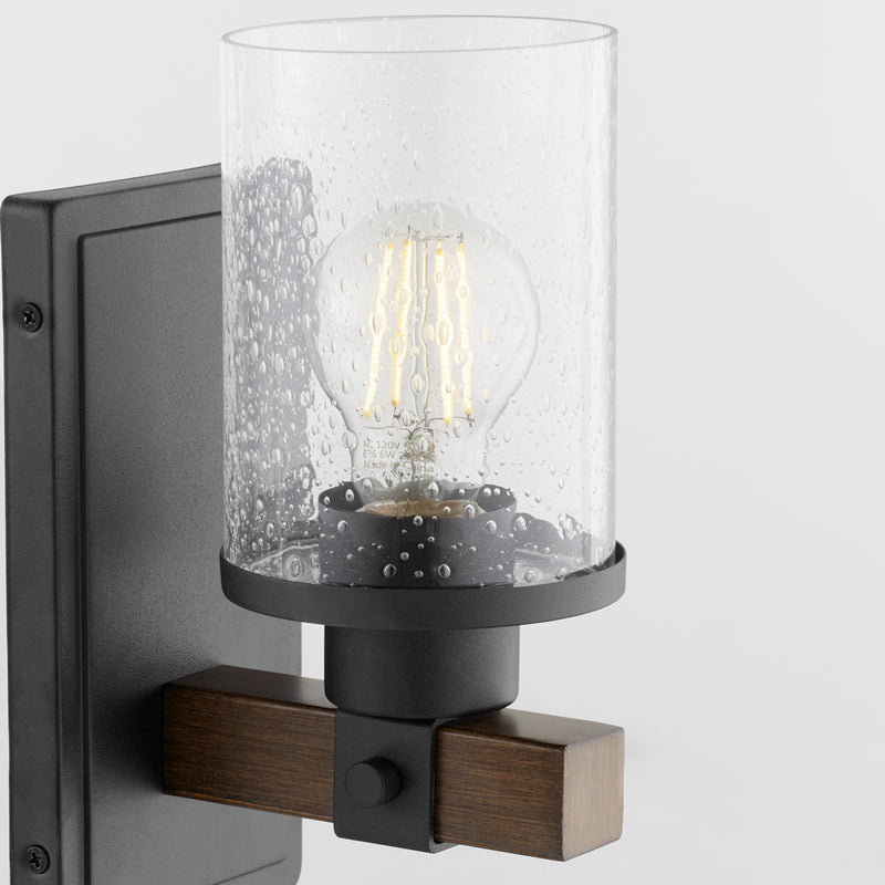 Quorum Home Quorum - 5089-1-69 - One Light Wall Mount - Textured Black Walnut
