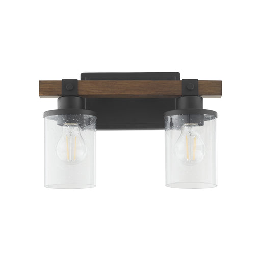 Quorum Home Quorum - 5089-2-69 - Two Light Vanity - Textured Black Walnut