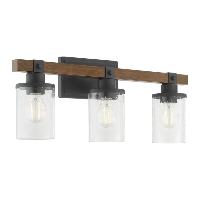 Quorum Home Quorum - 5089-3-69 - Three Light Vanity - Textured Black Walnut