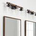 Quorum Home Quorum - 5089-3-69 - Three Light Vanity - Textured Black Walnut